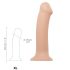 Strap-on-me XL - dildo réaliste à double couche - extra grand (naturel)