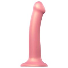   Strap-on-me Brillance Métallique M - Dildo hypoallergénique (rose métallisé)