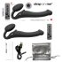 Strap-on-me M - Vibromasseur Ceinture - Taille Moyenne (Noir)