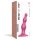 Strap-on-me Perles S - gode ventouse perlée (rose)