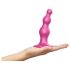 Strap-on-me Perles S - gode ventouse perlée (rose)
