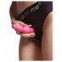 Strap-on-me Perles S - gode ventouse perlée (rose)