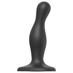 Strap-on-me Curvy S - dildo ondulé à ventouse (noir)