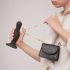Strap-on-me Curvy S - dildo ondulé à ventouse (noir)