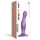 Strap-on-me Curvy M - godemichet ondulé avec ventouse (violet)