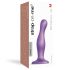 Strap-on-me Curvy M - godemichet ondulé avec ventouse (violet)