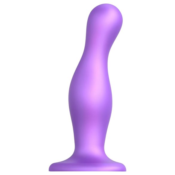 / Strap-on-me Curvy L - Dildo Ondulé à Ventouse (Violet)