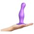 / Strap-on-me Curvy L - Dildo Ondulé à Ventouse (Violet)