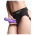 / Strap-on-me Curvy L - Dildo Ondulé à Ventouse (Violet)