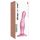 Strap-on-me Curvy M - Dildo ondulé ventouse (rose)