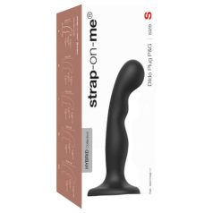 Strap-on-me P&G S - dildo courbé à ventouse (noir)