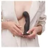 Strap-on-me - gode ceinture P&G S - courbé avec ventouse - silicone noir