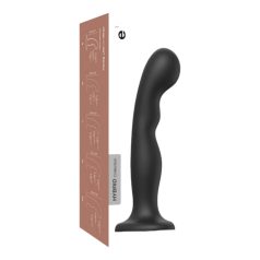 Strap-on-me P&G L - Dildo incurvé ventouse (noir)
