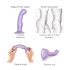 Strap-on-me P&G S - Dildo incurvé ventouse (violet)