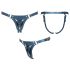 Strap-on-me - slip transformable pour gode - XS-XXL (bleu)
