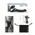 Strap-on-me - vibromasseur strap-on à ondes d’air - silicone noir