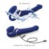 Strap-on-me S - vibromasseur à vagues d'air - (bleu)