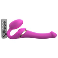   Strap-on-me S - vibromasseur à vagues d'air à fixer (rose)
