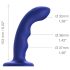 Strap-on-me M - Vibromasseur G-point pulsant étanche (bleu)