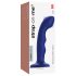 Strap-on-me M - Vibromasseur G-point pulsant étanche (bleu)