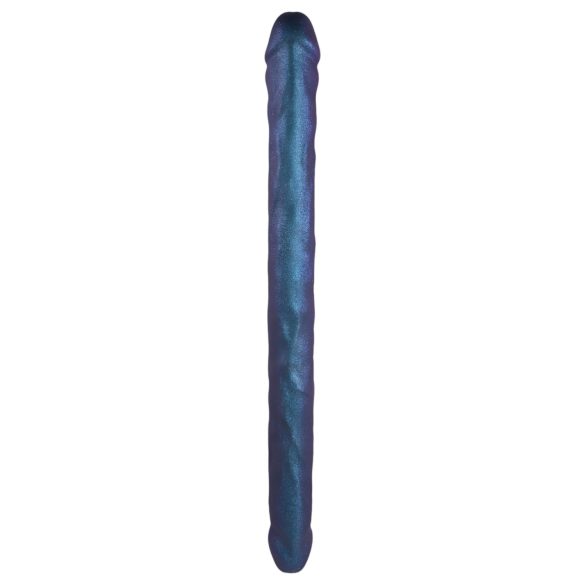 Strap-on-me - Double Godemichet (Bleu Métallique)