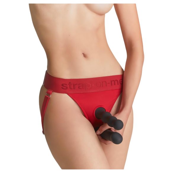 Strap-on-me - Harnais ajustable XS-XXL pour dildo (rouge)