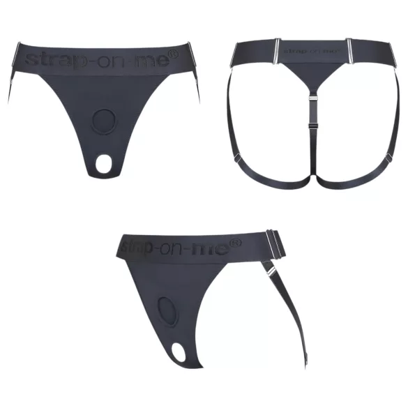Strap-on-me - harnais pour gode-ceinture inférieur - XS-XXL (gris)
