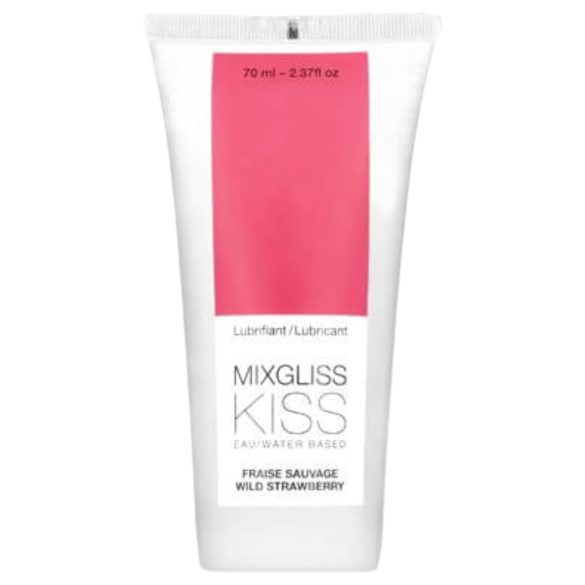 Mixgliss Kiss Wild - lubrifiant à base d'eau - fraise (70ml)