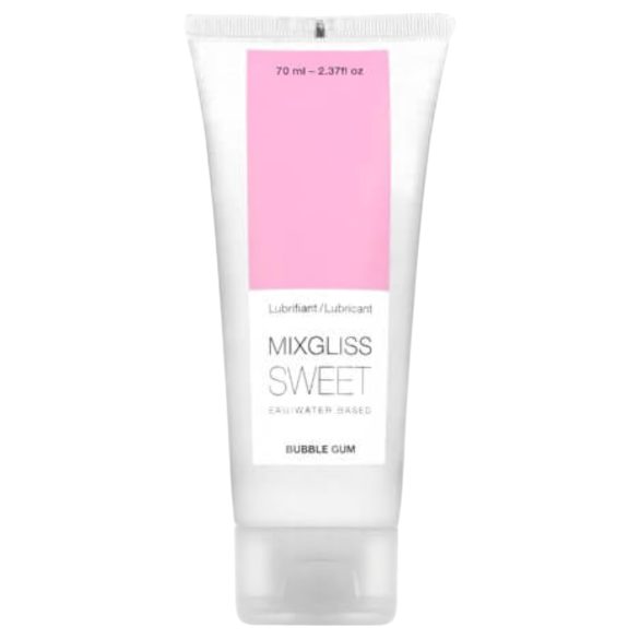 Mixgliss Sweet Bubble Gum - lubrifiant à base d'eau - chewing-gum (70ml)