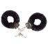 Love to Love Attach me - menottes en peluche (noir)