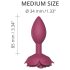 Love to Love Open Roses M - plug anal silicone (rouge)