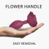 Love to Love Open Roses M - plug anal silicone (rouge)
