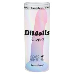 Dildolls Utopia - godemichet ventouse silicone coloré