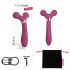 Love to Love Fireball - vibreur masseur 2in1 rechargeable (rouge)