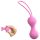 Love to Love Joia - duo de boules de geisha en silicone (rose)