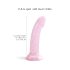 Dildolls Starlight - dildo étoilé rose à ventouse