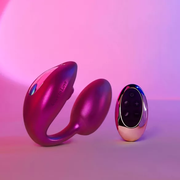 Wonderlover - Stimulateur clitoridien & vibrateur point G (métal rose)