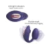 Love to Love Wonderlover - Vibrateur G-spot et clitoris (violet foncé)