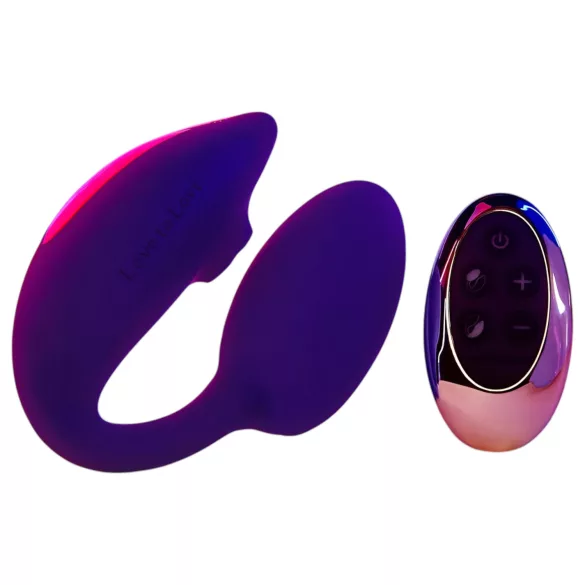 Love to Love Wonderlover - Vibrateur G-spot et clitoris (violet foncé)