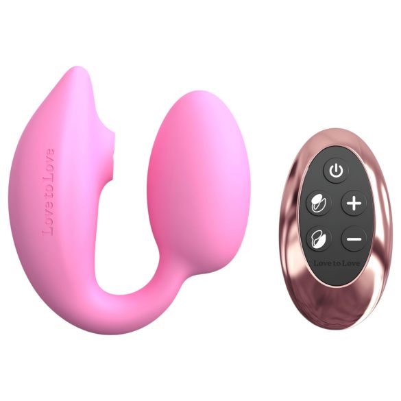 Vibromasseur Wonderlover pour point G et clitoris (rose)