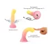 Love to Love Sugar Bomb - godemichet en silicone lumineux à LED (rose-jaune) - 16,9 cm