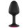 Dorcel Geisha Plug Ruby M - plug anal noir avec pierre rose