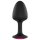 Dorcel Geisha Plug Ruby L - Plug anal noir avec pierre rose