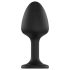 Dorcel Geisha Plug Diamond XL - plug anal noir avec pierre blanche