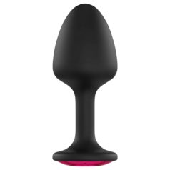 Bouchon anal Dorcel Geisha Ruby XL - pierre rose (noir)