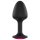 Bouchon anal Dorcel Geisha Ruby XL - pierre rose (noir)