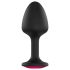 Bouchon anal Dorcel Geisha Ruby XL - pierre rose (noir)