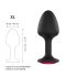 Bouchon anal Dorcel Geisha Ruby XL - pierre rose (noir)