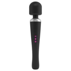 Vibromasseur masseur noir - rechargeable