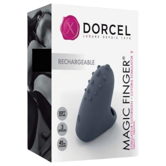 Dorcel Magic Finger - vibromasseur rechargeable gris